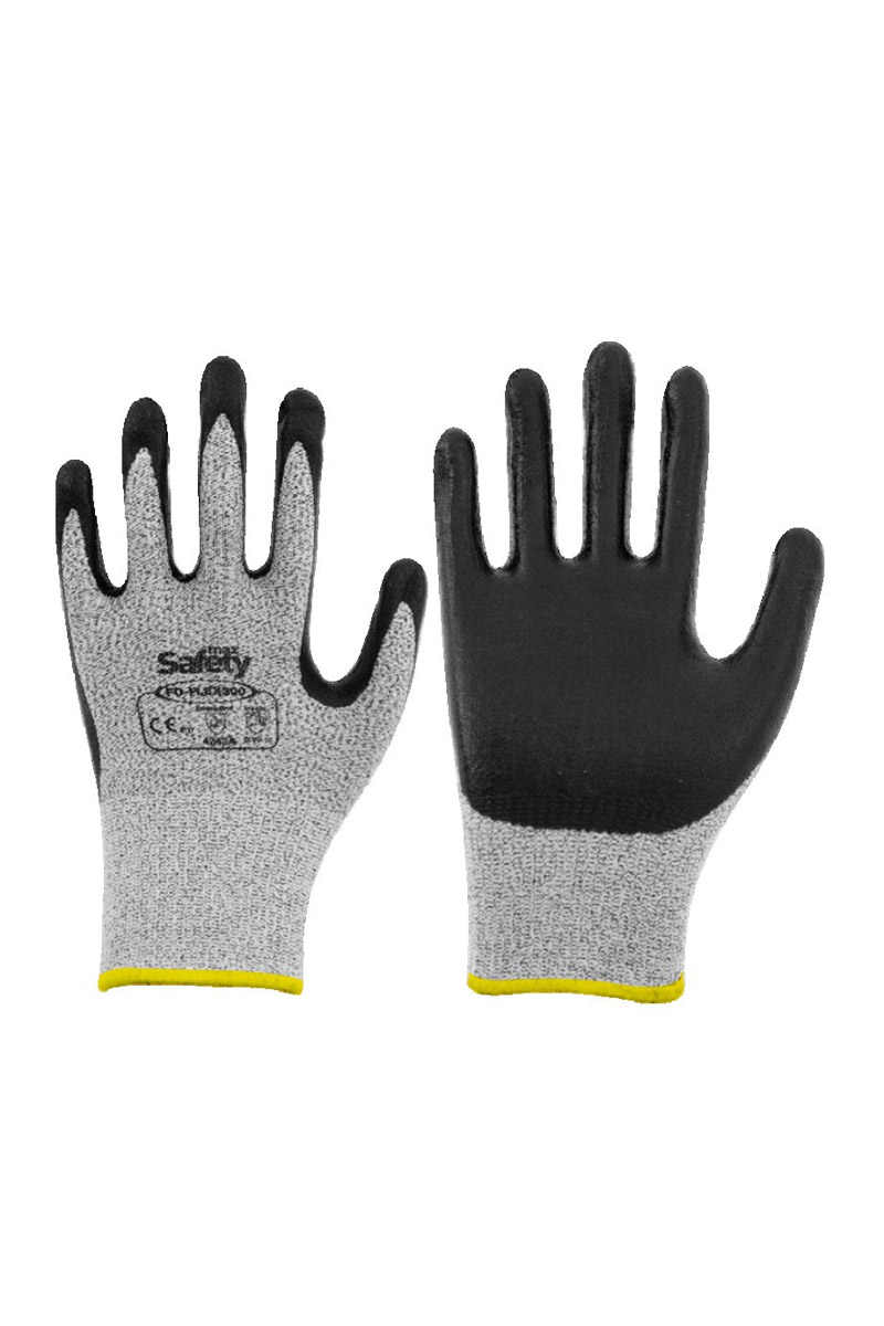 Max Safety FOFLEX-300-8 No 8 HPPE Astarlı Köpük Nitril Kaplı Kesilmeye Dirençli İş Eldiveni