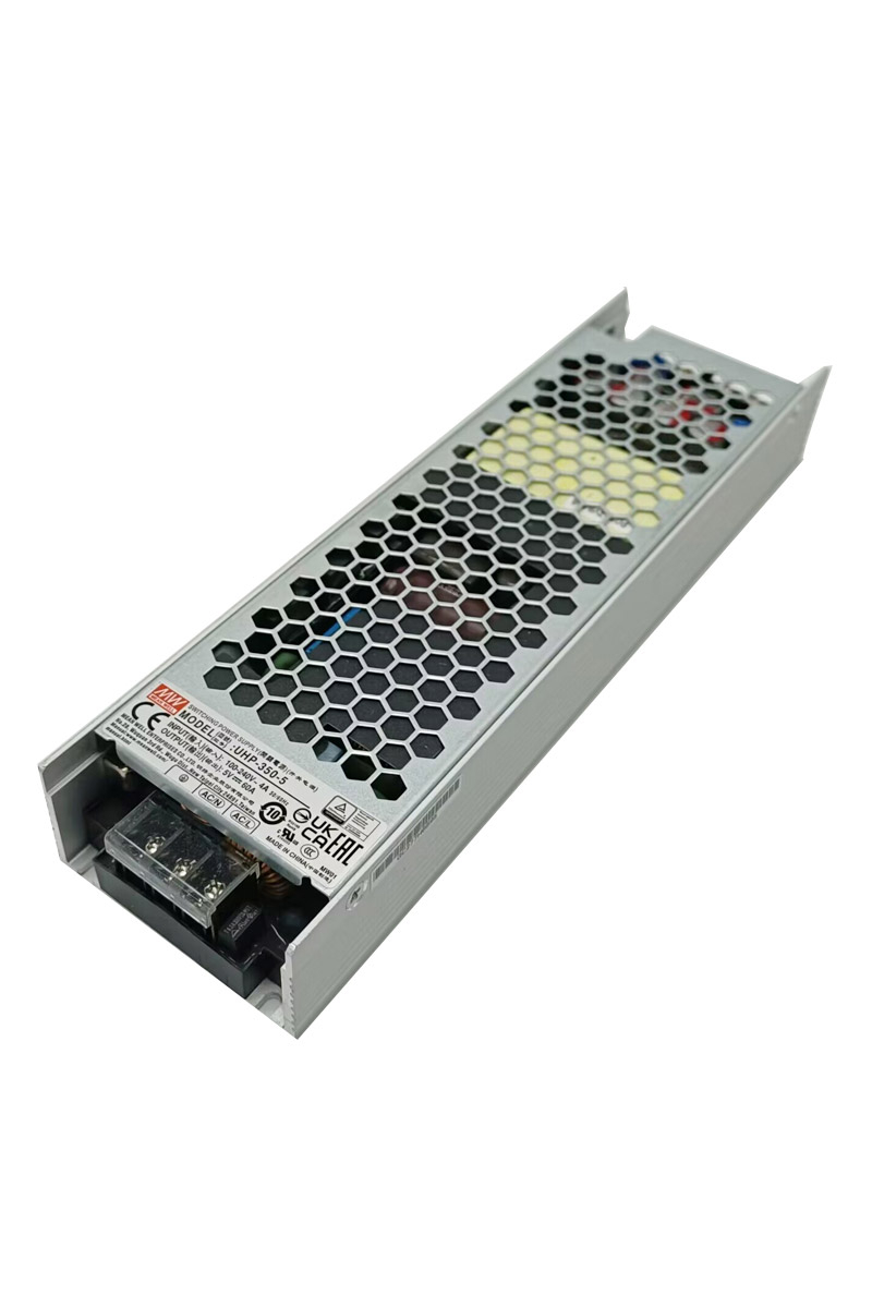 Mean Well UHP-350-5 5V DC 60A Slim Tek Çıkışlı PFCli Kapalı Kasa Güç Kaynağı